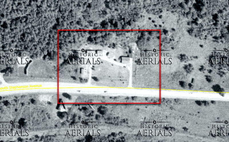 Ven-Art Motel - 1958 Aerial